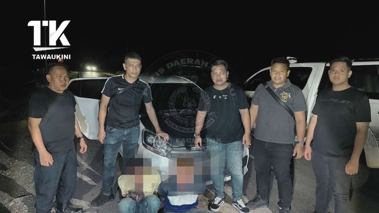 Polis Tawau Gempur Sindiket Along: Dua Suspek Ditahan