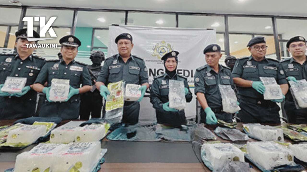 Dua Lelaki Ditahan Bersama 20 Kilogram Syabu di Sabah